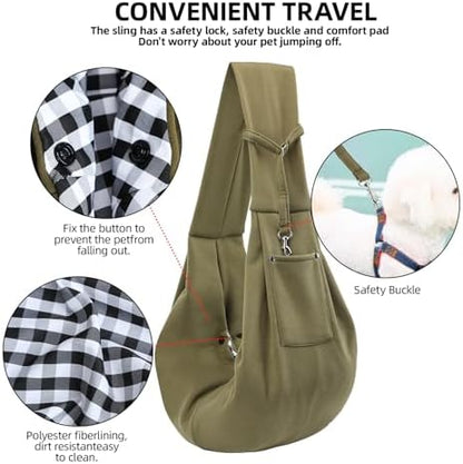 ARZQUT Dog and Cats Carrier Sling, Small Pet Carrier - Image 4