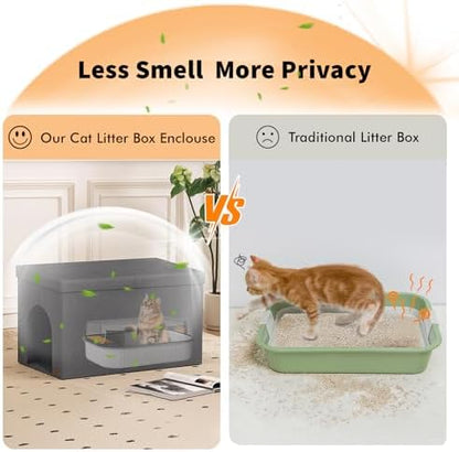 Zerbuger Cat Litter Box Enclosure Furniture - Image 5