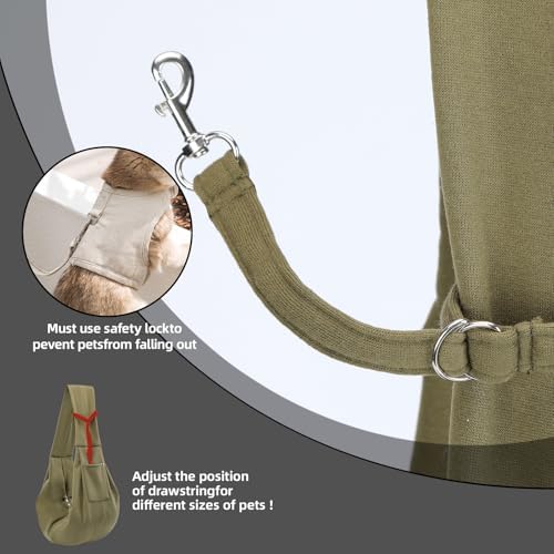 ARZQUT Dog and Cats Carrier Sling, Small Pet Carrier - Image 6