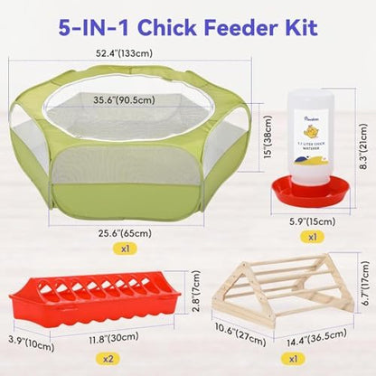 Pawaboo Chick Brooder Box for Chick Starter Kit - Image 6