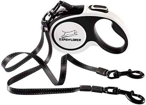 EXPAWLORER Dual Retractable Dog Leash by EXPAWLORER