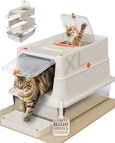 Stainless Steel Litter Box by Unknown