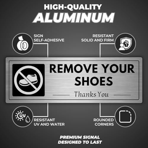 Remove Your Shoes Sign - Image 2