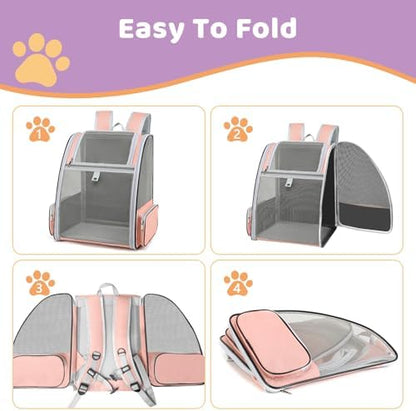 Cat Backpack Carrier Large Pet Backpack - Image 5