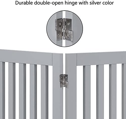 unipaws 24”H Free Standing Pet Gate - Image 7