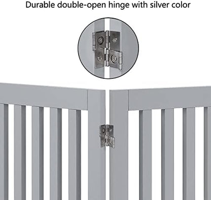 unipaws 24”H Free Standing Pet Gate - Image 7