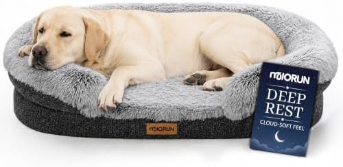Miorun Fluffy Orthopedic Dog Beds Large Sized Dog by Miorun