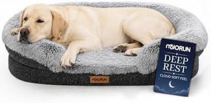 Miorun Fluffy Orthopedic Dog Beds Large Sized Dog by Miorun