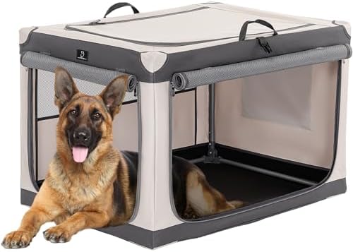 A 4 Pet 40-in XL Foldable Soft-Sided Dog Crate, Large Dogs by A4PET