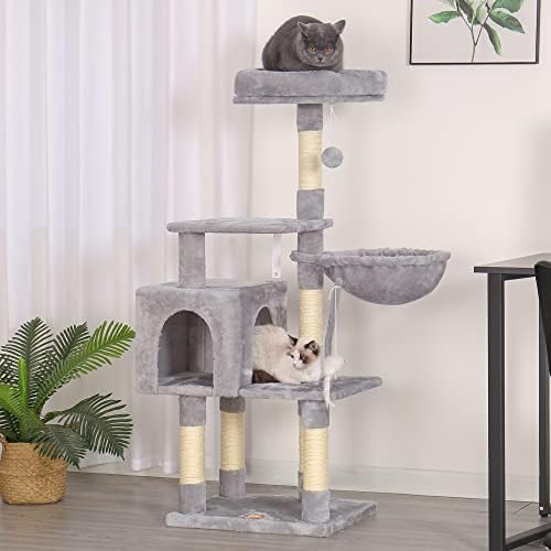 Heybly Cat Tree with Toy, 50.4" Cat Tower condo - Image 2