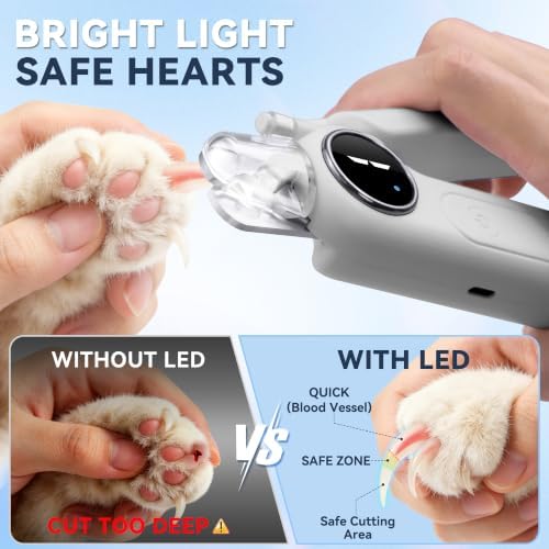 2-in-1 Quiet Electric Pet Nail Clipper & Grinder - Image 3