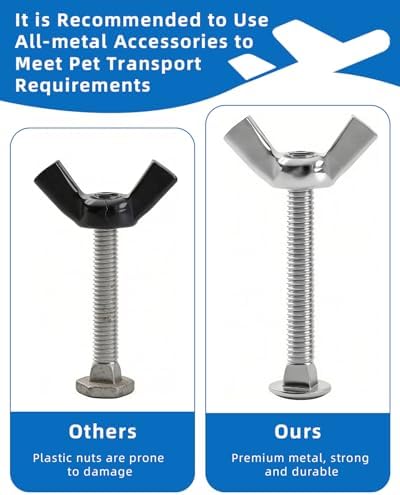 24 Sets M4 Pet Carrier Fasteners, Bolts - Image 3