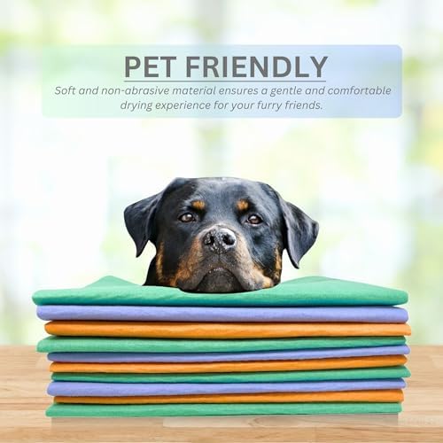 10 Pack Extra Large Original German Shammy Cloths Chamois Towels Super Absorbent - Image 4
