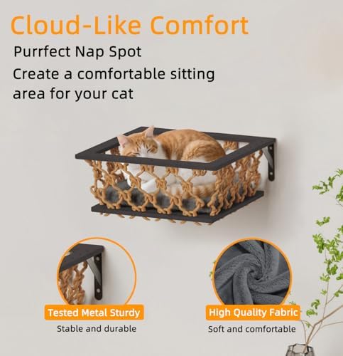 5-in-1 Cat Wall Shelves Set - Image 5