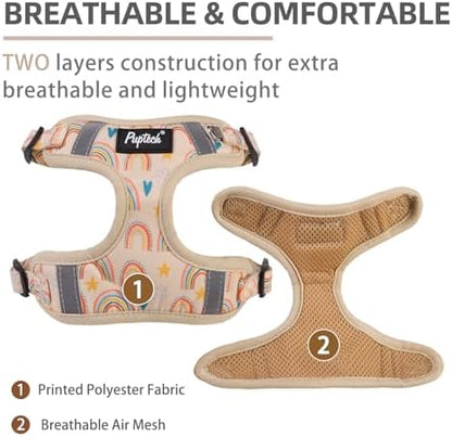 PUPTECK Dog Harness and Leash Set Medium Sized, Step in No Pull Adjustable - Image 2