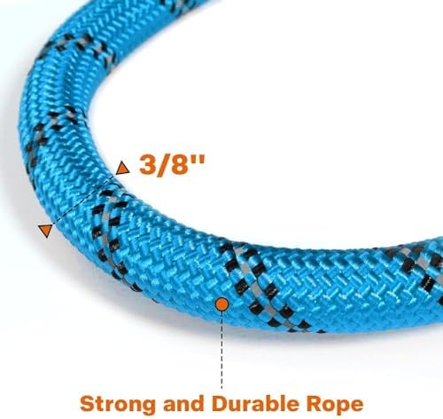 Taglory Rope Dog Leash for Small Medium Dogs, 6 FT Padded Handle - Image 3
