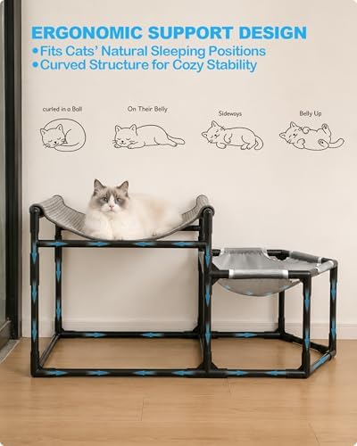 2-Tier Elevated Cat Hammock Bed - Image 5