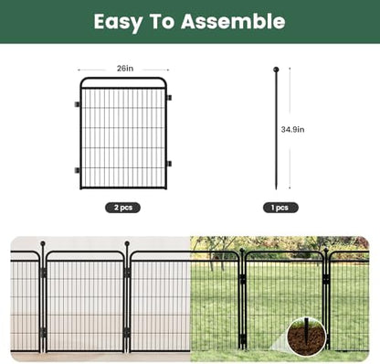 Gardner Pet Dog Playpens, Foldable Pet Play Yard Gate Extensions, Pet Playpen - Image 2
