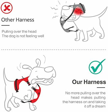 PoyPet Dog Harness Large, No Pull Vest - Image 2