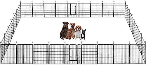 BestPet | Dog Playpen | 40", 32 Panels | Heavy Duty Metal Pet Exercise Pen by BestPet