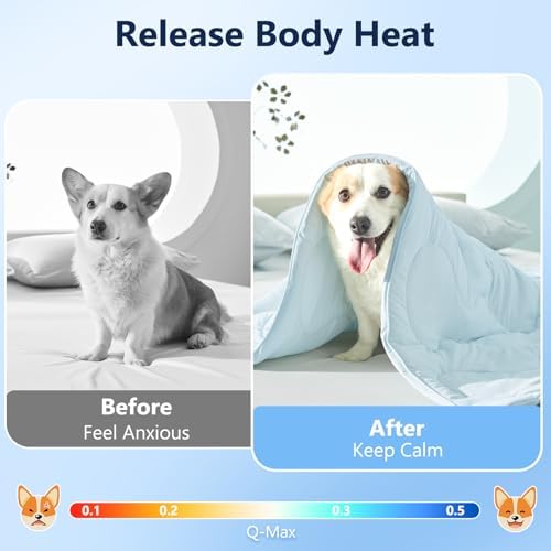 MIXJOY Dog Cooling Blanket for Bed Breathable - Image 5