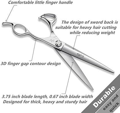High-end Professional Dog Grooming Scissors Pet Grooming Shears 7.5 Inches - Image 5
