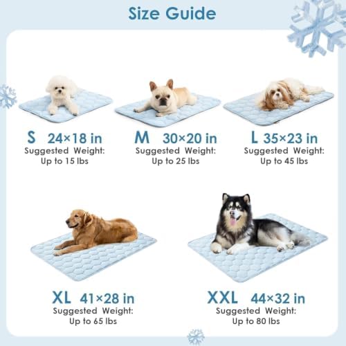 Dog Cooling Mat for Large Dogs, Washable Self Cooling Pet Pad - Image 5