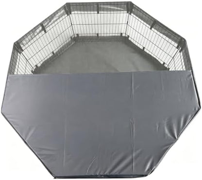 PJYuCien Puppy Playpen with Top Cover & Bottom Pad, 8 Panels 42" H - Image 6