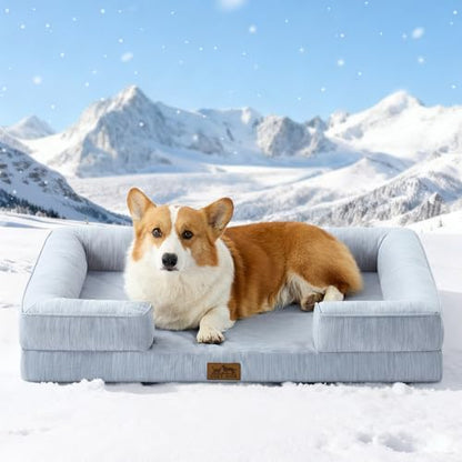 COZY KISS Orthopedic Dog Cooling Bed by COZYKISS