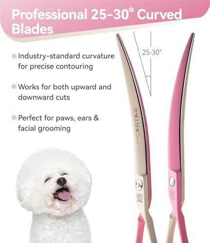 Curved Dog Grooming Scissors - Image 6