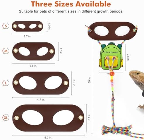 LIKZINWA Small Animal Sling Carrier, Small Animal Bag - Image 3