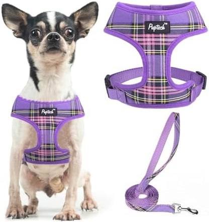 PUPTECK Small Dog Harness and Leash Set No Pull by PUPTECK