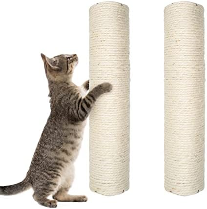 10" Cat Scratching Replacement Posts Sisal Spare Scratcher Refill Post by HingoFuni