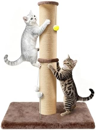 5-Inch Sisal Cat Scratching Post by PELUOMOZ