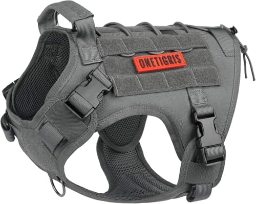 OneTigris Tactical Dog Harness Vest No-Pull Service Dog Vest by OneTigris