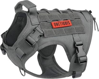 OneTigris Tactical Dog Harness Vest No-Pull Service Dog Vest by OneTigris
