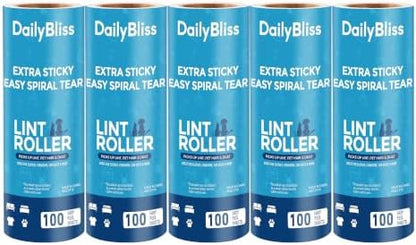 Extra Sticky Large Surface Lint Roller Refills, 500 Sheets by Unknown
