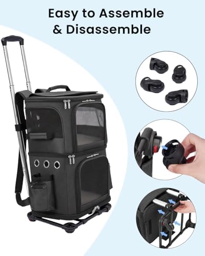 HOVONO Double-Compartment Cat Carrier Backpack - Image 5