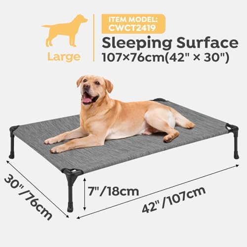 Veehoo 2 Pack Outdoor Elevated Dog Bed - Image 3