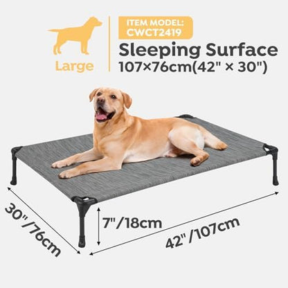 Veehoo 2 Pack Outdoor Elevated Dog Bed - Image 3