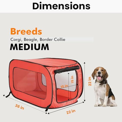 Portable Collapsible Pop Up Kennel - Image 2