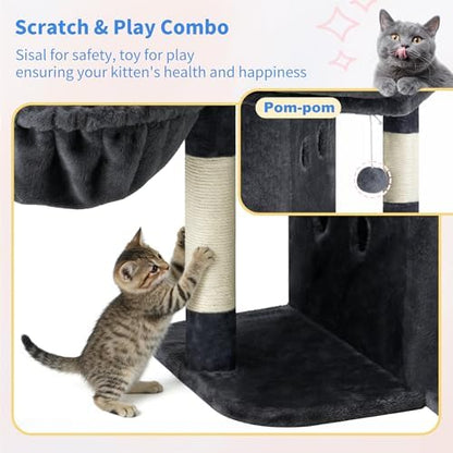 Heybly Cat Tree, 26 inch Cat Tower - Image 7
