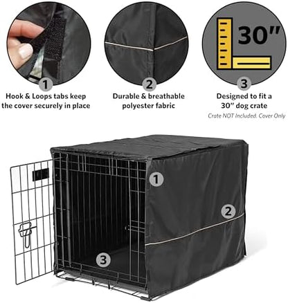MidWest Homes for Pets Medium Dog Crate Cover, Machine Washable, 30.0" L x - Image 4