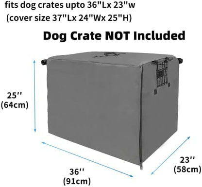 Dog Crate Cover 36 Inch Waterproof 600D Oxford - Image 2