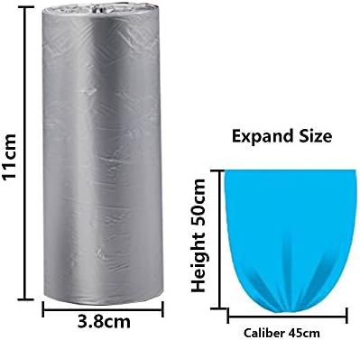 5 Rolls Small Trash Garbage Bags, 4 Gallon 200 Counts - Image 3