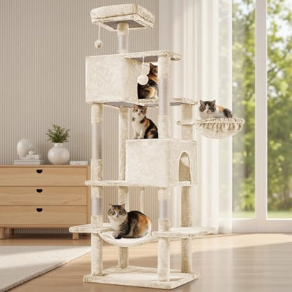 DUMOS 66 Inch Large Cat Tree Tower - Image 2