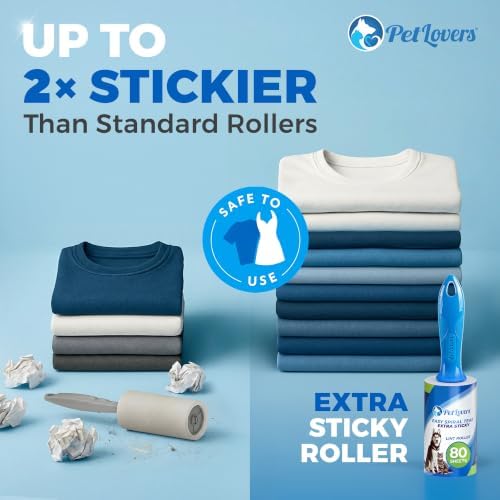 PetLovers Lint Rollers for Pet Hair Extra Sticky 6 Pack - Image 2