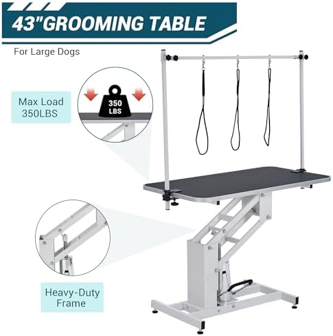 43 Inch Hydraulic Dog Grooming Table - Image 4