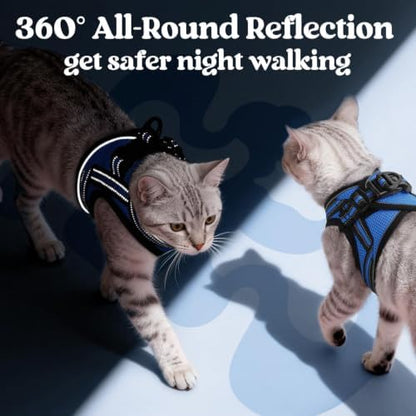 rabbitgoo Cat Harness and Leash Set, Step-in Soft Vest - Image 5
