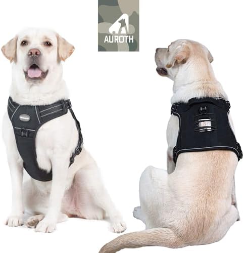 AUROTH Tactical Dog Harness for Large Dogs, Heavy Duty No Pull Pet Vest - Image 6